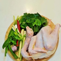 Lá giang vừa thu hoạch tươi ngon, an toàn